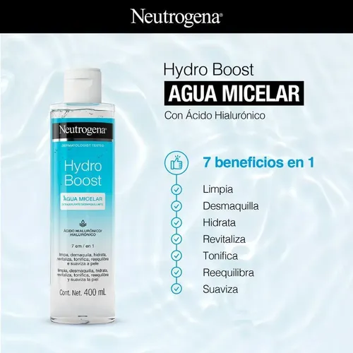 Agua Micelar Neutrogena Hydro Boost X 400 Ml