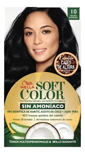 Tintura Soft Color Wella Coloracion Sin Amoniaco Tono 10