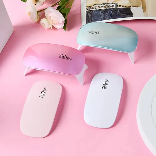 Lámpara Uv Led Portátil 6w Secado Gel Uñas Profesional