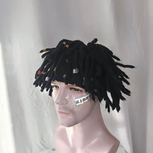 El Sombrero De Hip-hop Con Peluca De Rastas Se Puede Usar Di