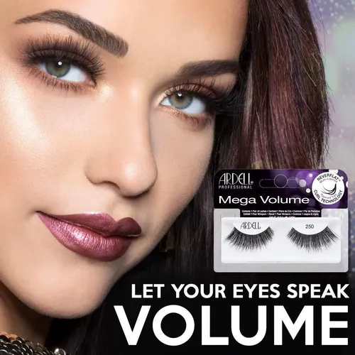 Pestañas Postizas Ardell Mega Volume Lashes 250 4 Pares