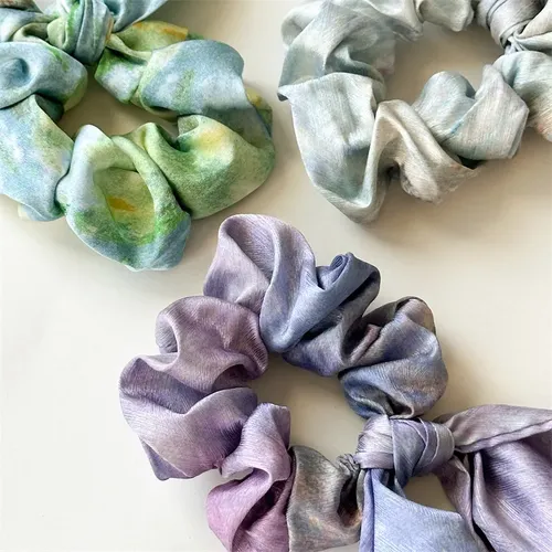 Corbata De Pelo Baja Con Cinta Degradada Para Coleteros, Pin