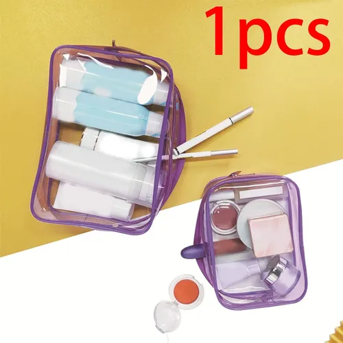 Bolsa De Maquillaje Transparente, Estuche Organizador De