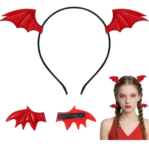 Juego De Diadema Y Pinzas Para El Cabello Alas De Dragón