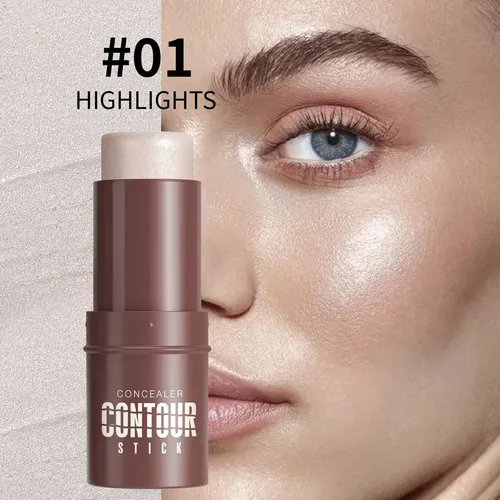 Hellokiss Barra Contorno Iluminador Perlado Rubor Facial Lar