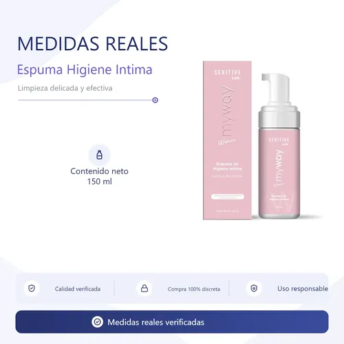 Espuma Higiene Intima Zona Vaginal Para Mujeres