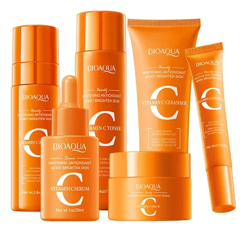 Xh Kit Vitamina C Bioaqua Aclarante Antioxidante Cn