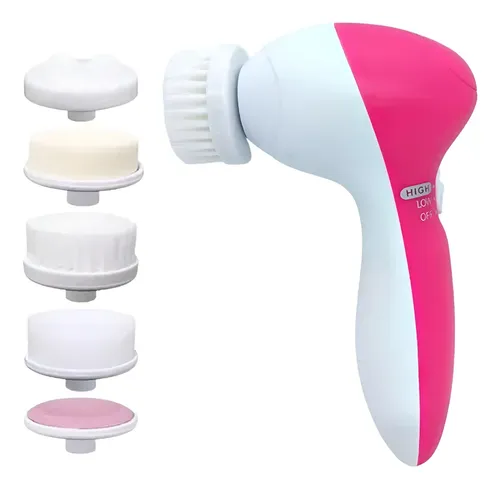 Cepillo Limpiador Facial 5 En 1 Exfoliador