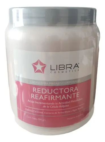 Crema Masajes Reductora Y Reafirmante Libra Cosmetica Pack 4