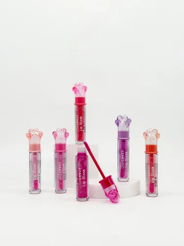 Lip Gloss Con Glitter Love Crazy Huella Perro 8ml