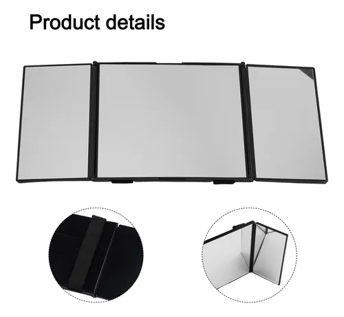 . Espejo Plegable De 3 Vías Y 360 Grados Para Cortes .full