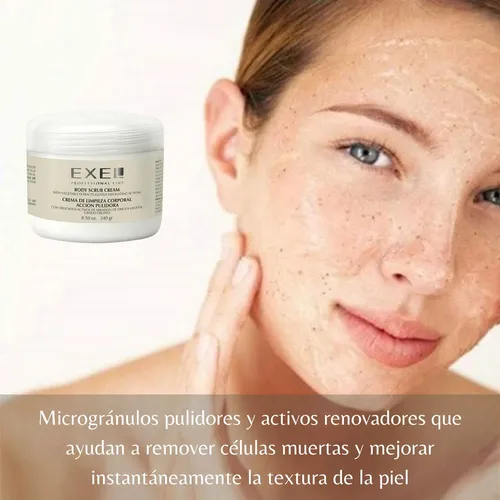 Crema Limpieza Corporal Accion Pulir Exel Grano Grueso 240ml