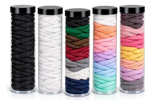 Colitas Para Pelo X100 Lycra Elásticas Pack Gomitas Cabello