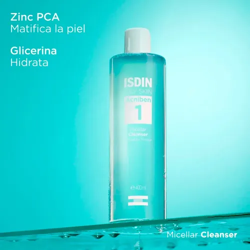 Isdin Acniben Micellar Cleanser Piel Grasa Desmaquillante