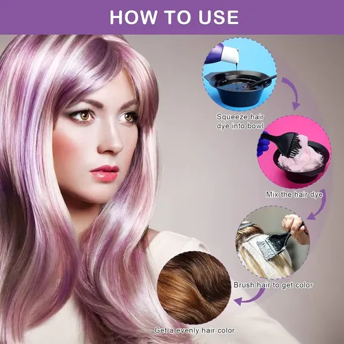 Ahier 23 Packs Kit De Tinte Para El Cabello, Incluye…