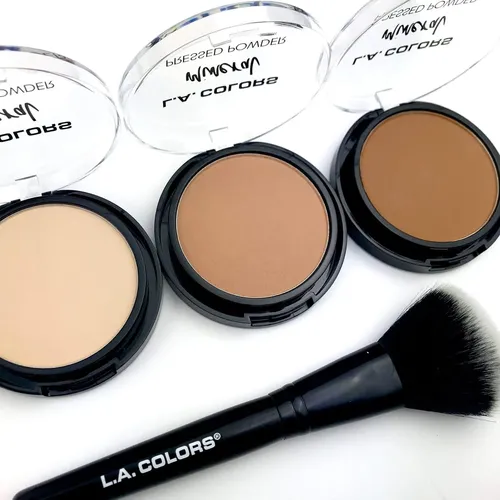 Polvo Compacto Mineral L.a. Colors Cmp373 Creamy Natural
