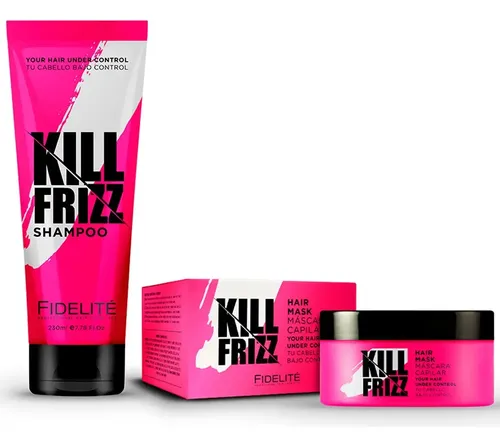 Kit Fidelite Kill Frizz Shampoo 260ml + Mascara 250ml