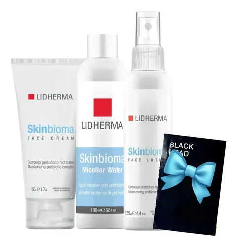 Rutina Facial Lidherma Completa Skinbioma Hidratante Kit X 3