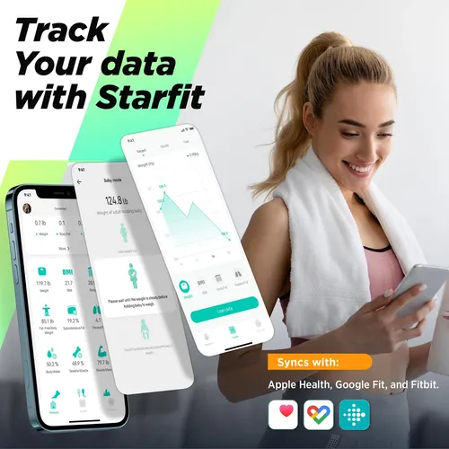 Báscula Digital Inteligente Runstar Analizadora De Grasa Cor