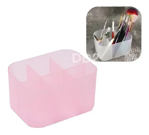 Porta Pinceles Limas Lápices Organizador 6 Divisiones Uñas