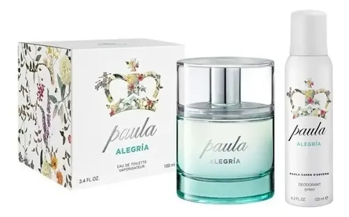 Set Alegría de Paula para Mujer Perfume 100 mL + Deo 123 mL