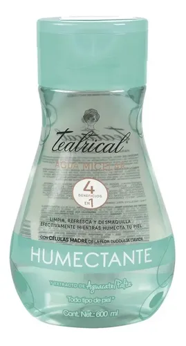 Teatrical Agua Micelar Humectante 600 Ml