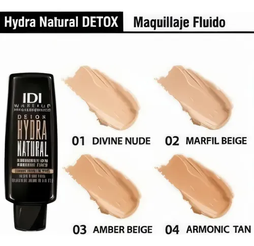 Idi Make Up Base Fluida Detox Hydra Natural X 30g