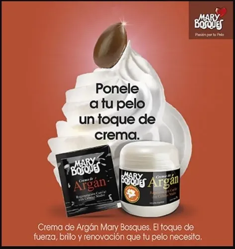 Kit Crema Argan Mary Bosques Con Celulas Madres 250 Gr X 6