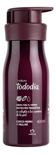 Crema Corporal Natura Tododia Cereza Negra Y Praliné 400ml