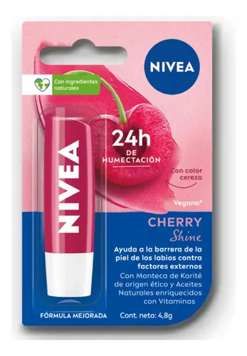 Nivea Protector Labial Humectante Cherry Shine 4,8gr