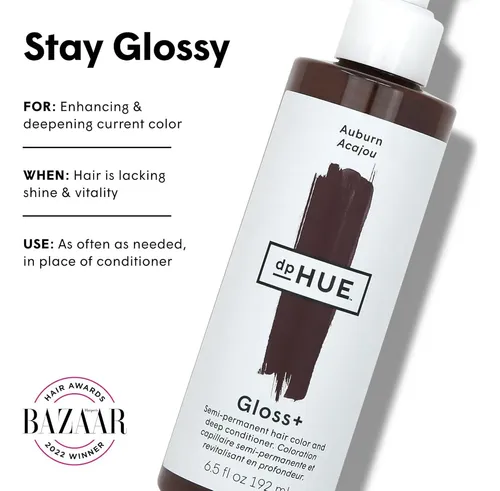 Tinte Semi-permanente Gloss+ Dphue 6.5 Oz Castaño Auburn