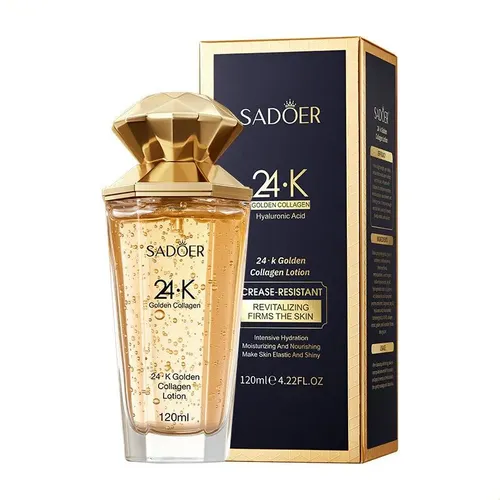 La Loción De Colágeno Dorado Sadoer24k Hidrata E Hidrata Unscented / Not Specified