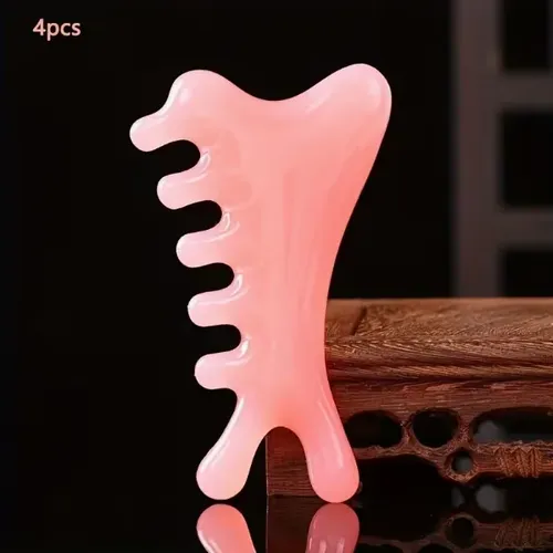 Set De 2/4/6 Piezas De Gua Sha Delfín – Resina Duradera 4 En