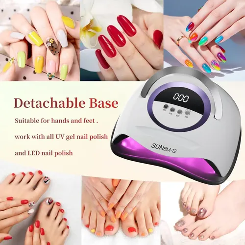 Lámpara De Uñas Led Uv Dmjwan 300w 72 Perlas 4