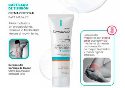 Gigot Dermaceutic Crema Cartilago De Tiburon 70 Gr.
