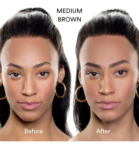 Gel Para Cejas Gen See Marrón Medio, 3,5 Ml, Tinte Y Fijació