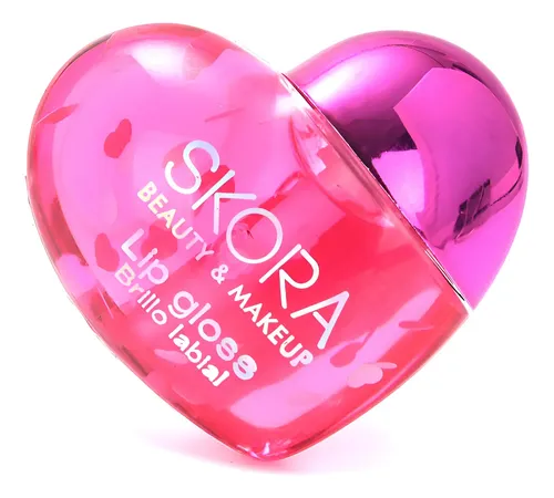 Lip Gloss Brillo Labial Corazon Fucsia Glow Tono 2 39586