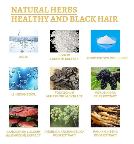 Sérum Capilar Shouwu Negro, Cuidado Herbal 2uds