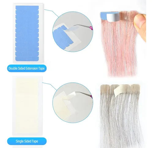 Cinta Adhesiva Para Extensiones De Cabello Ehdis Con Herrami