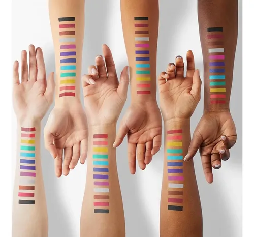 Set De Delineadores Líquidos Mate 12 Colores Bestland