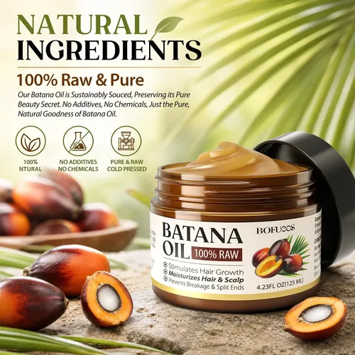 Aceite De Batana Bofuoos Para Crecimiento Capilar 125ml