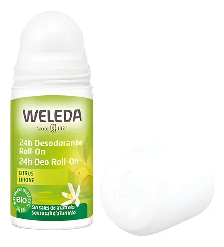 Desodorante Roll-On Weleda de Citrus para Hombre y Mujer Sin Aluminio y con Protección 24h