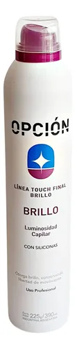Brillo Final Siliconado Siliconas Peinados Opcion X 390 Ml