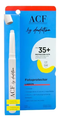 Acf By Dadatina Camuflaje Fotoprotector Labios Fps 35+