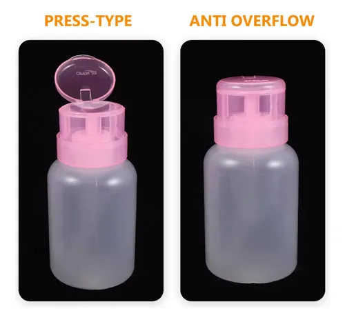 Botella Dosificador De Liquidos De 60 Ml Para Manicurista