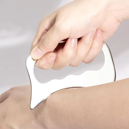 Herramienta Gua Sha Acero Para Masajes Y Dolor Muscular