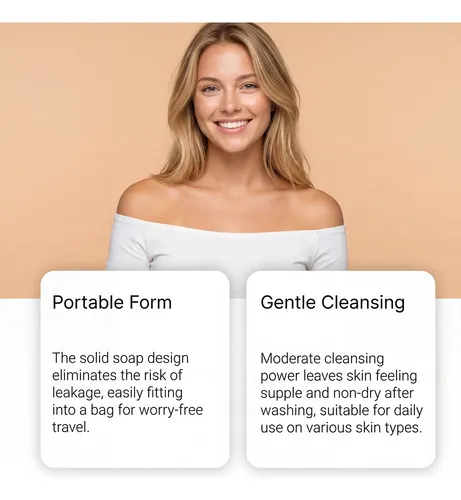 Jabón De Baño De Cúrcuma Y Ácido Kójico Limpieza Corporal