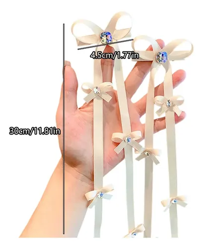 Accesorios Para Mujer S- Cordón De Pelo Con Lazo Y Borlas