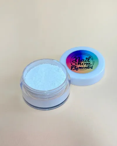 Polvo Pigmento Blanco Y Negro Mate Nail Show 3gr Pack X2