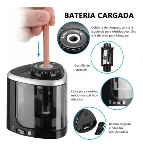 – Sacapuntas Eléctrico,sacapuntas Rápido Para Fr
